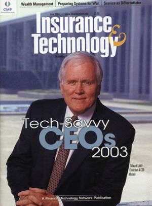 Allstate CEO, Insurance & Technology magazine